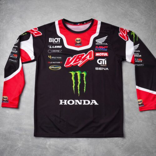 Face avant maillot replica Dakar 2026 Adrien Van Beveren Honda