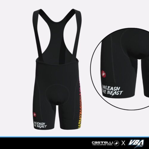 Cuissard cyclisme Castelli noir VBA442 Adrien Van Beveren édition limitée