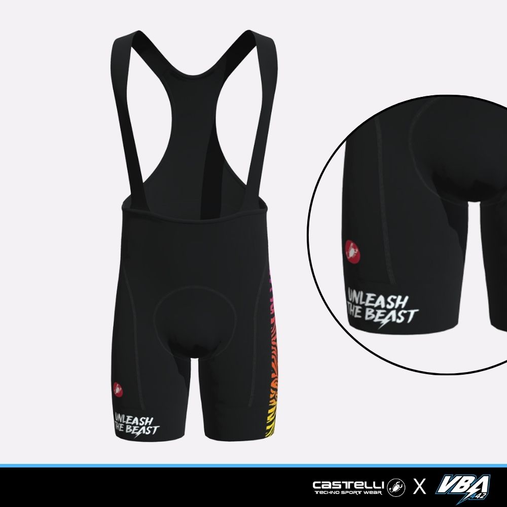 Cuissard cyclisme Castelli noir VBA442 Adrien Van Beveren édition limitée